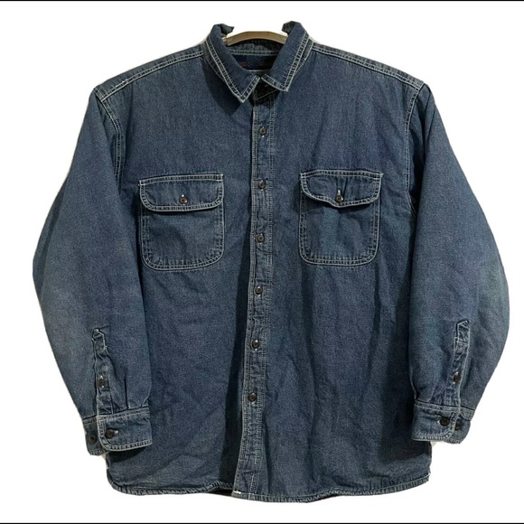 Levis Fleece Flannel Lined Denim Jacket XL